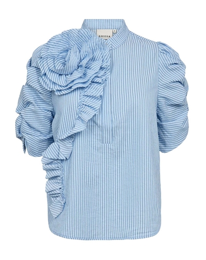 Gossia - ZabinaGo Bluse - Blue Stripes